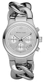 Buy Shop Michael Kors Runway Twist Silver Dial Silver Stainless Steel Strap Watch for Women - MK3149 USA Online
