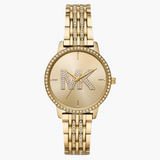 Buy Shop Michael Kors Melissa Pave Gold Dial Gold Steel Strap Watch for Women - MK4371 USA Online