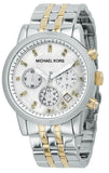Buy Shop Michael Kors Ritz Chronograph White Dial Two Tone Steel Strap Watch for Women - MK5057 USA Online