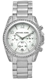 Buy Shop Michael Kors Blair Silver Dial Silver Steel Strap Watch for Women - MK5165 USA Online