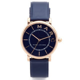 Buy Shop Marc Jacobs Roxy Navy Blue Dial Blue Leather Strap Watch for Women - MJ1534 USA Online