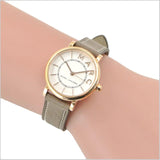Buy Shop Marc Jacobs Roxy White Dial Light Brown Leather Strap Watch for Women - MJ1538 USA Online