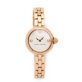 Buy Shop Marc Jacobs Courtney White Dial Rose Gold Steel Strap Watch for Women - MJ3458 USA Online