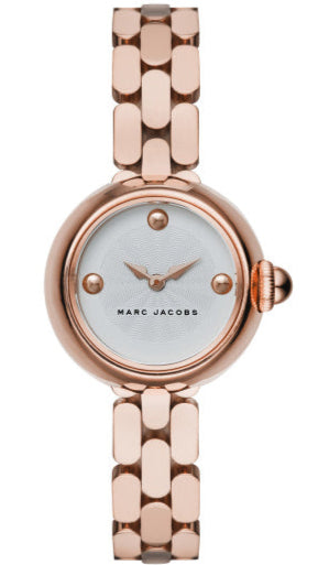 Buy Shop Marc Jacobs Courtney White Dial Rose Gold Steel Strap Watch for Women - MJ3458 USA Online