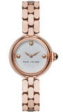 Buy Shop Marc Jacobs Courtney White Dial Rose Gold Steel Strap Watch for Women - MJ3458 USA Online