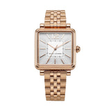 Marc Jacobs Vic White Dial Rose Gold Steel Strap Watch for Women - MJ3514