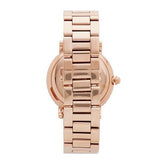 Marc Jacobs Roxy White Dial Rose Gold Steel Strap Watch for Women - MJ3527