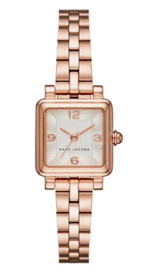 Buy Shop Marc Jacobs Vic Silver Dial Rose Gold Steel Strap Watch for Women - MJ3530 USA Online