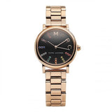 Buy Shop Marc Jacobs Roxy Black Dial Rose Gold Steel Strap Watch for Women - MJ3569 USA Online