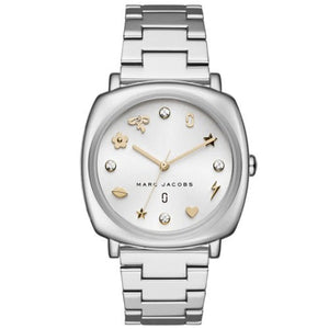 Buy Shop Marc Jacobs Mandy Silver Dial Silver Steel Strap Watch for Women - MJ3572 USA Online