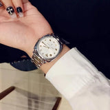 Buy Shop Marc Jacobs Mandy Silver Dial Silver Steel Strap Watch for Women - MJ3572 USA Online