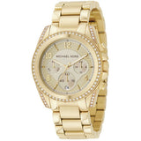 Buy Shop Michael Kors Runway Gold Dial Gold Steel Strap Watch for Women - MK5166 USA Online
