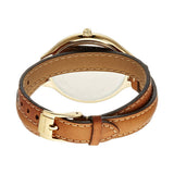 Buy Shop Michael Kors Runway Gold Dial Brown Leather Strap Watch For Women - MK2256 USA Online