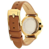 Buy Shop Michael Kors Portia Quartz White Dial Brown Leather Strap Watch For Women - MK2734 USA Online
