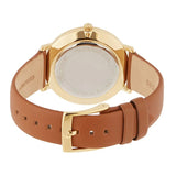 Buy Shop Michael Kors Pyper Quartz Silver Dial Brown Leather Watch For Women - MK2740 USA Online