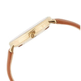 Buy Shop Michael Kors Pyper Quartz Silver Dial Brown Leather Watch For Women - MK2740 USA Online