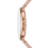 Buy Shop Michael Kors Pyper Quartz White Dial Pink Leather Strap Watch For Women - MK2741 USA Online