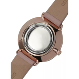Buy Shop Michael Kors Pyper Analog White Dial Pink Leather Strap Watch For Women - MK2803 USA Online