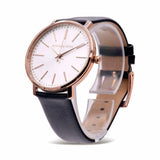 Buy Shop Michael Kors Pyper Quartz White Dial Black Leather Strap Watch For Women - MK2834 USA Online