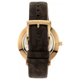 Buy Shop Michael Kors Pyper Quartz Silver Dial Brown Leather Strap Watch For Women - MK2857 USA Online