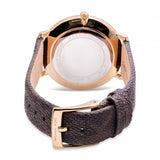 Buy Shop Michael Kors Pyper Quartz Silver Dial Brown Leather Strap Watch For Women - MK2857 USA Online