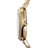 Buy Shop Michael Kors Catlin Mother of Pearl Dial Gold Steel Strap Watch for Women - MK3332 USA Online