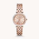 Buy Shop Michael Kors Darci Rose Gold Dial Rose Gold Stainless Steel Strap Watch for Women - MK3366 USA Online