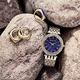 Buy Shop Michael Kors Darci Quartz Blue Dial Two Tone Steel Strap Watch For Women - MK3401 USA Online
