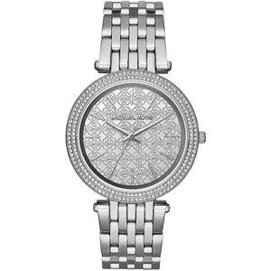 Buy Shop Michael Kors Darci Silver Dial Silver Steel Strap Watch for Women - MK3404 USA Online