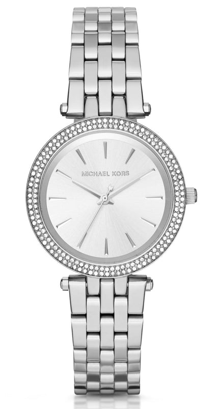 Buy Shop Michael Kors Darci Silver Dial Silver Steel Strap Watch for Women - MK3429 USA Online