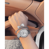 Buy Shop Michael Kors Darci Silver Dial Silver Steel Strap Watch for Women - MK3429 USA Online