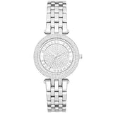 Buy Shop Michael Kors Darci Silver Dial Silver Steel Strap Watch for Women - MK3476 USA Online