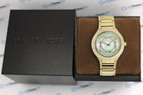 Buy Shop Michael Kors Kerry Mother of Pearl Dial Gold Steel Strap Watch for Women - MK3481 USA Online