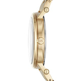 Buy Shop Michael Kors Norie Gold Dial Gold Steel Strap Watch for Women - MK3560 USA Online