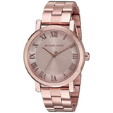 Buy Shop Michael Kors Norie Rose Gold Dial Rose Gold Steel Strap Watch for Women - MK3561 USA Online