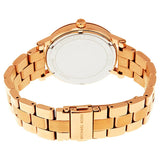 Buy Shop Michael Kors Noire Black Dial Rose Gold Steel Strap Watch for Women - MK3585 USA Online