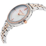 Buy Shop Michael Kors Cinthia Mother of Pearl Dial Two Tone Steel Strap Watch For Women - MK3831 USA Online
