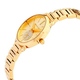 Buy Shop Michael Kors Portia Quartz Gold Dial Gold Steel Strap Watch For Women - MK3838 USA Online