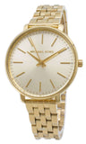 Buy Shop Michael Kors Pyper Quartz Gold Dial Gold Steel Strap Watch For Women - MK3898 USA Online