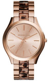 Buy Shop Michael Kors Runway Rose Gold Dial Two Tone Steel Strap Watch for Women - MK4301 USA Online
