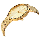 Buy Shop Michael Kors Pyper Quartz Gold Dial Gold Mesh Strap Watch For Women - MK4339 USA Online