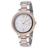 Buy Shop Michael Kors Taryn Quartz White Dial Two Tone Steel Strap Watch For Women - MK4461 USA Online
