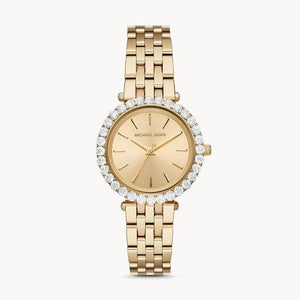 Buy Shop Michael Kors Darci Analog Gold Dial Gold Steel Strap Watch For Women - MK4513 USA Online