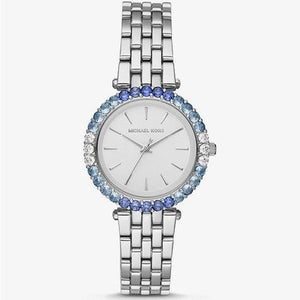 Buy Shop Michael Kors Darci Quartz White Dial Silver Steel Strap Watch For Women - MK4516 USA Online