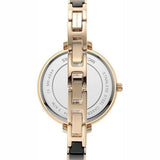 Buy Shop Michael Kors Jaryn Quartz Gold Dial Black Steel Strap Watch For Women - MK4544 USA Online