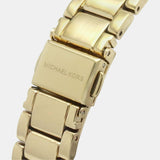 Buy Shop Michael Kors Pyper Three-Hand Black Dial Gold Steel Strap Watch For Women - MK4593 USA Online