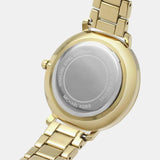 Buy Shop Michael Kors Pyper Three-Hand Black Dial Gold Steel Strap Watch For Women - MK4593 USA Online