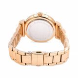 Buy Shop Michael Kors Abbey Three-Hand Analog White Dial Gold Steel Strap Watch for Women - MK4615 USA Online