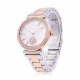 Buy Shop Michael Kors Abbey Three-Hand White Dial Two Tone Steel Strap Watch for Women - MK4616 USA Online