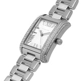 Buy Shop Michael Kors Emery Three-Hand Crystals White Dial Silver Steel Strap Watch for Women - MK4642 USA Online